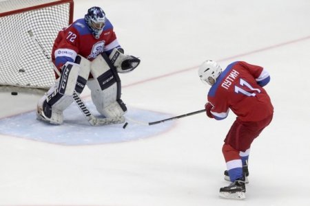 Путин үҙенең хоккей командаһы еңеүҙәрен аңлатты