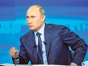 Владимир Путин: «Тағы ла бер тапҡыр әйтергә теләйем: нимәнелер процентта үлсәү дөрөҫ түгел, дөйөм алғанда, хәл-торош ҡәнәғәтләнерлек»
