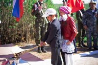 Салауат районы Юлай ауылы халҡы батырҙар рухына арналған обелиск ҡорған