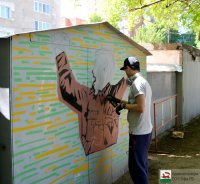 Өфө үҙәген яңы граффити һүрәттәре биҙәй
