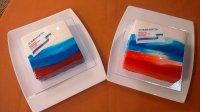 Журналистар Ольга Носкованың торттарын ашап кинәнде